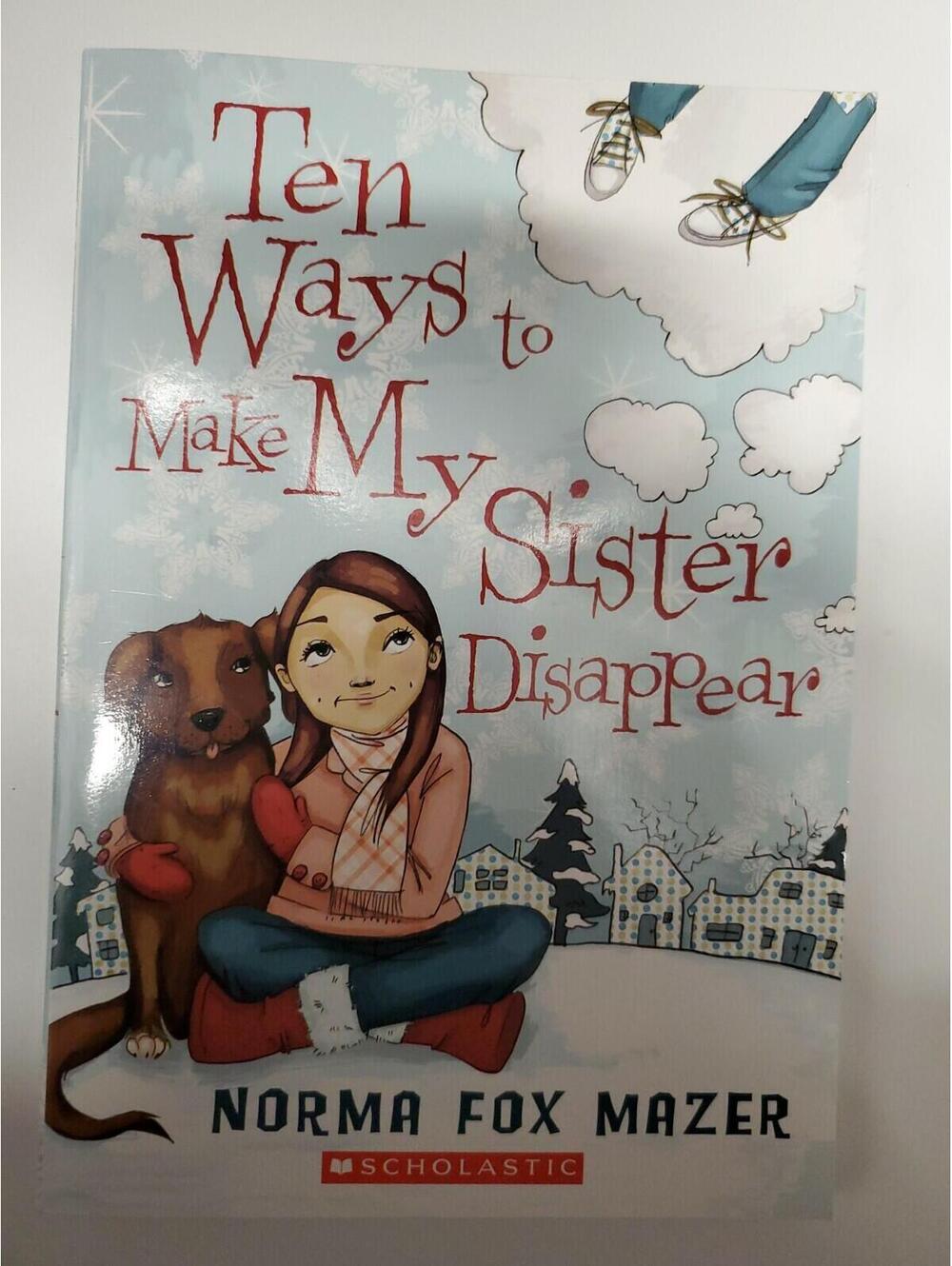 Ten Ways to Make My Sister Disappear by Norma Fox Mazer Paperback Book Novel